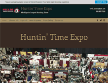 Tablet Screenshot of huntingshows.net